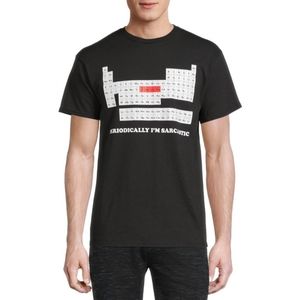 Generic Mens "Periodically I'm Sarcastic" Short Sleeve T-Shirt S NWOT